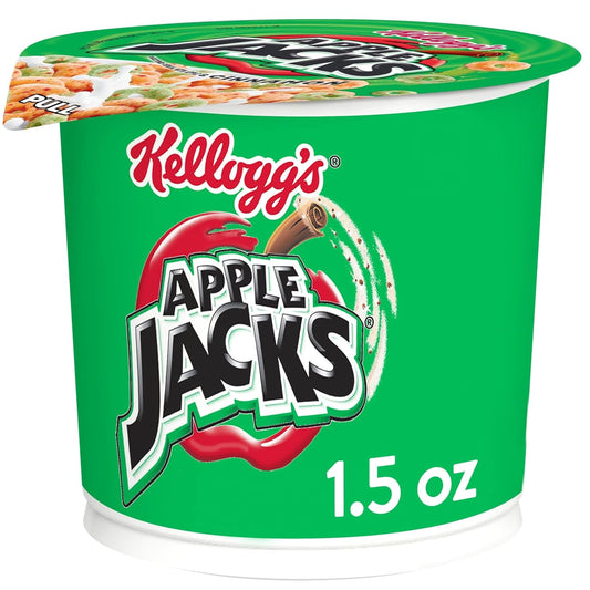Apple jack cup cereal