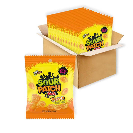 Sourpatch peach 3.56 oz Bags