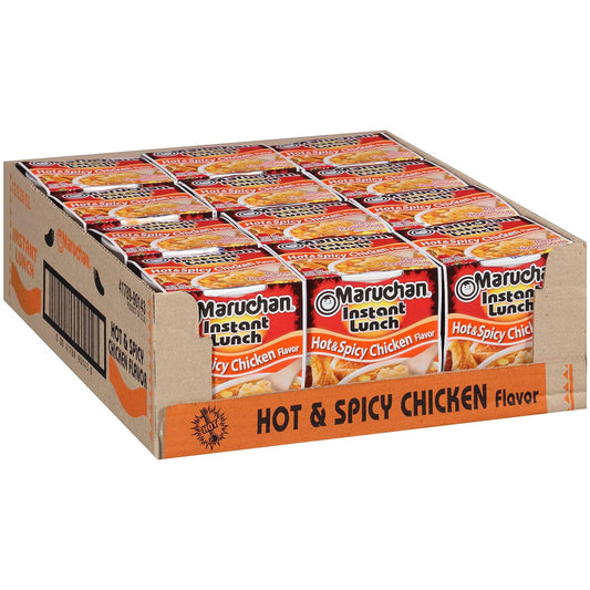 Maruchan hot spicy chicken noodles
