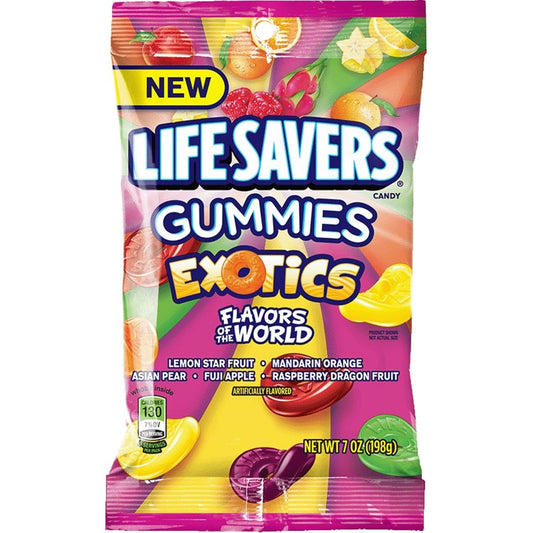 Gummies lifesaver exotics 7oz 12ct