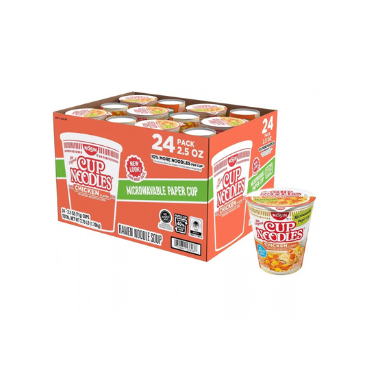 Cup Noodles Chicken Flavor, 24ct