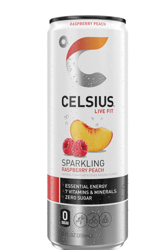 Celsius Raspberry peach