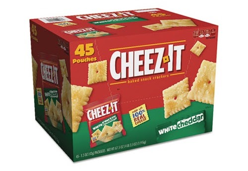CHEEZ-ITS WHITE CHEDDAR 45ct