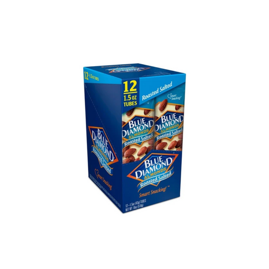 Blue Diamonds Roasted Salted Almonds 12ct