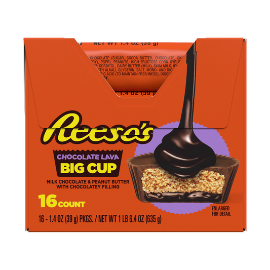 Reeses big cup chocolate lava