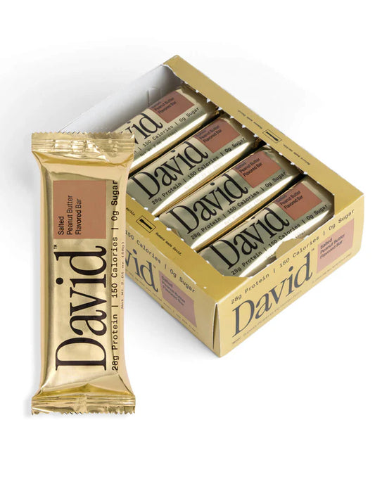 DAVID salted peanut butter
