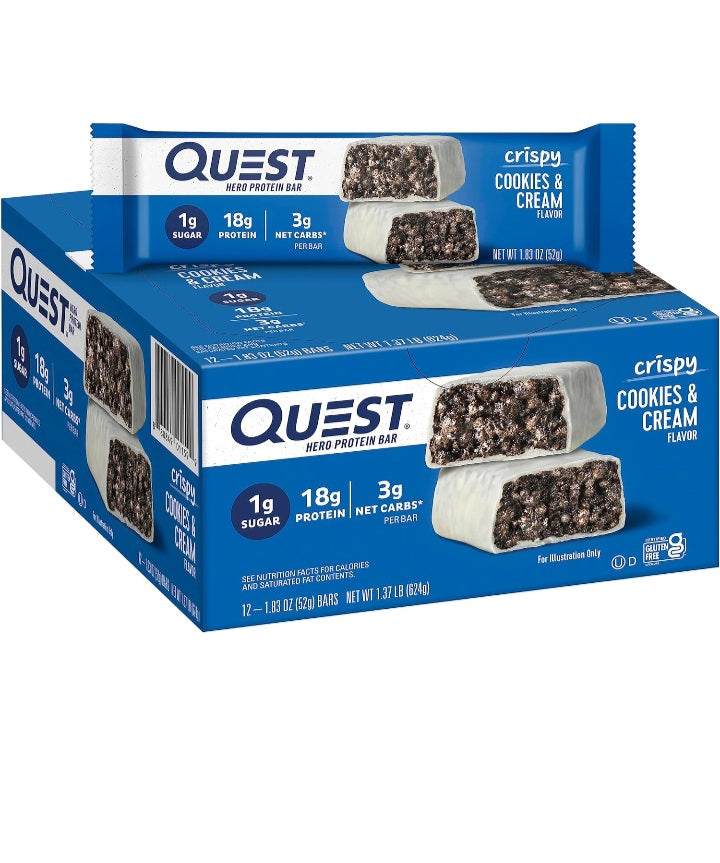 Quest crispy cookiencream