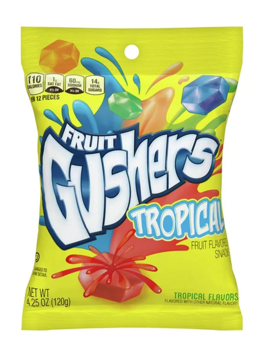 Fruit gushers tropical 4.25oz