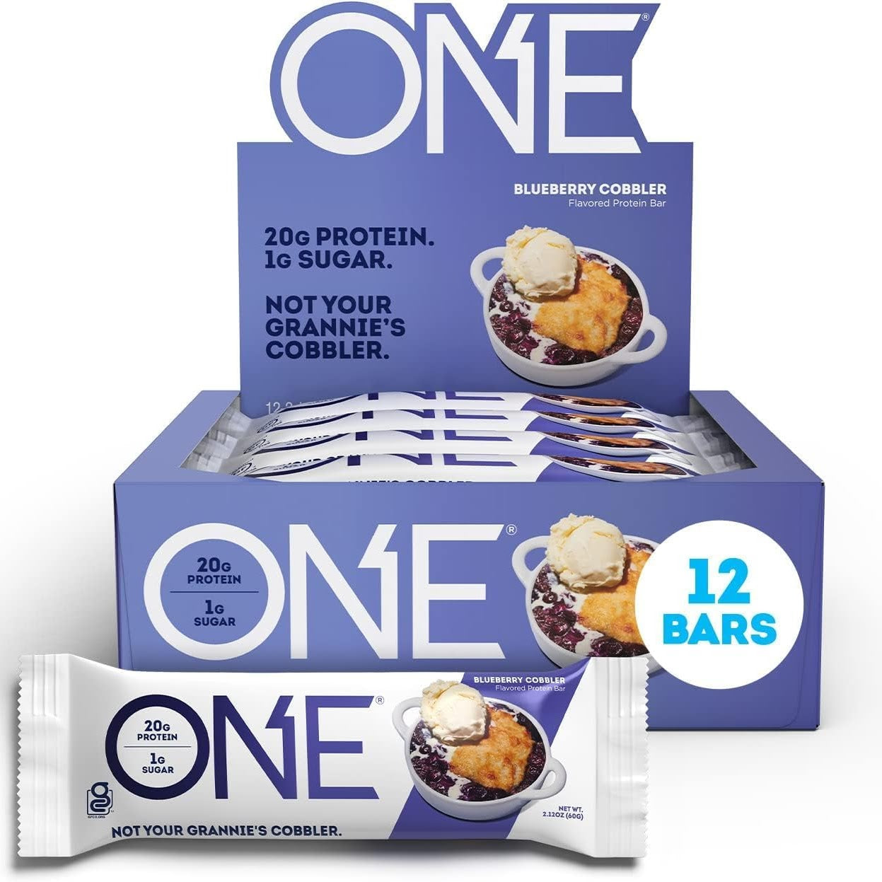 ONE BARS BLUEBERRY COBBLER