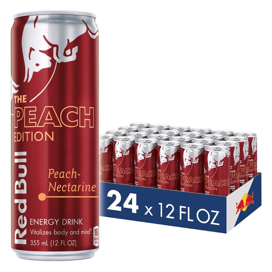 RED BULLS 12oz PEACH
