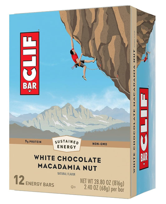 CLIFF BARS WHITE MACADEMIA 15CT