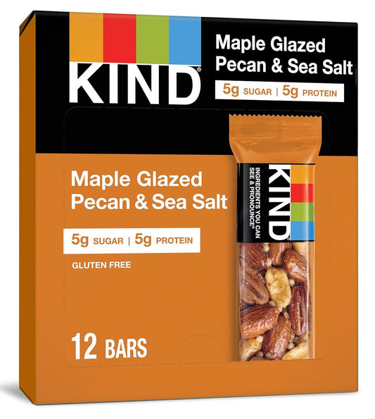 KIND-BARS MAPLE GLAZED PECAN & SEA SALT
