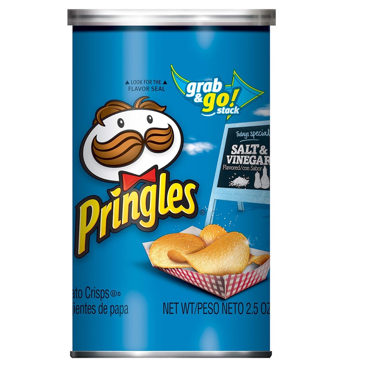 PRINGLES MEDIUM 2.5oz salt & vinegar
