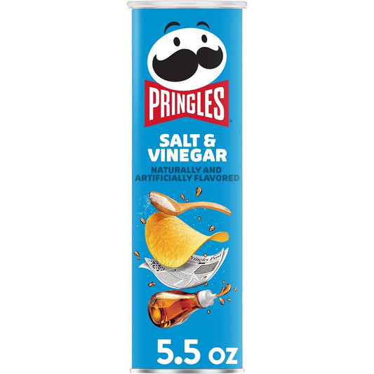 PRINGLES BIG  14CT SALT & VINEGAR