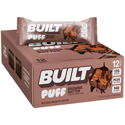 BUILT puff brownie batter