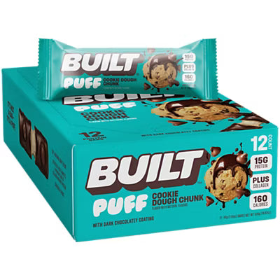 BUILT puff cookie dough chunk