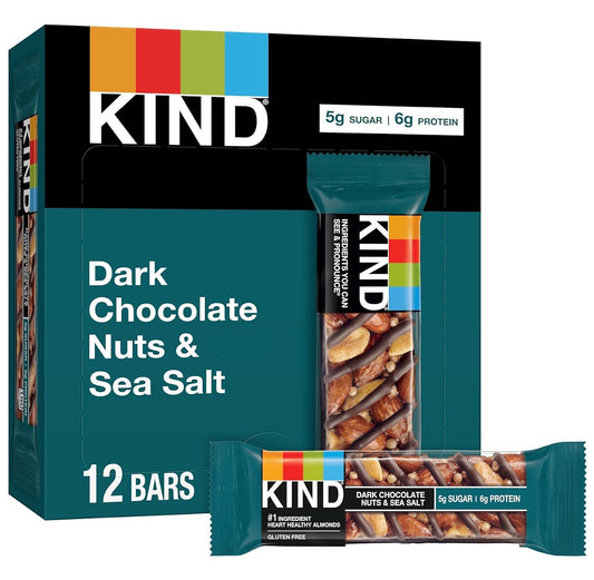 KIND-BARS DARK CHOCOLATE NUTS & SALT