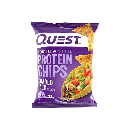 Quest chips loaded tacos