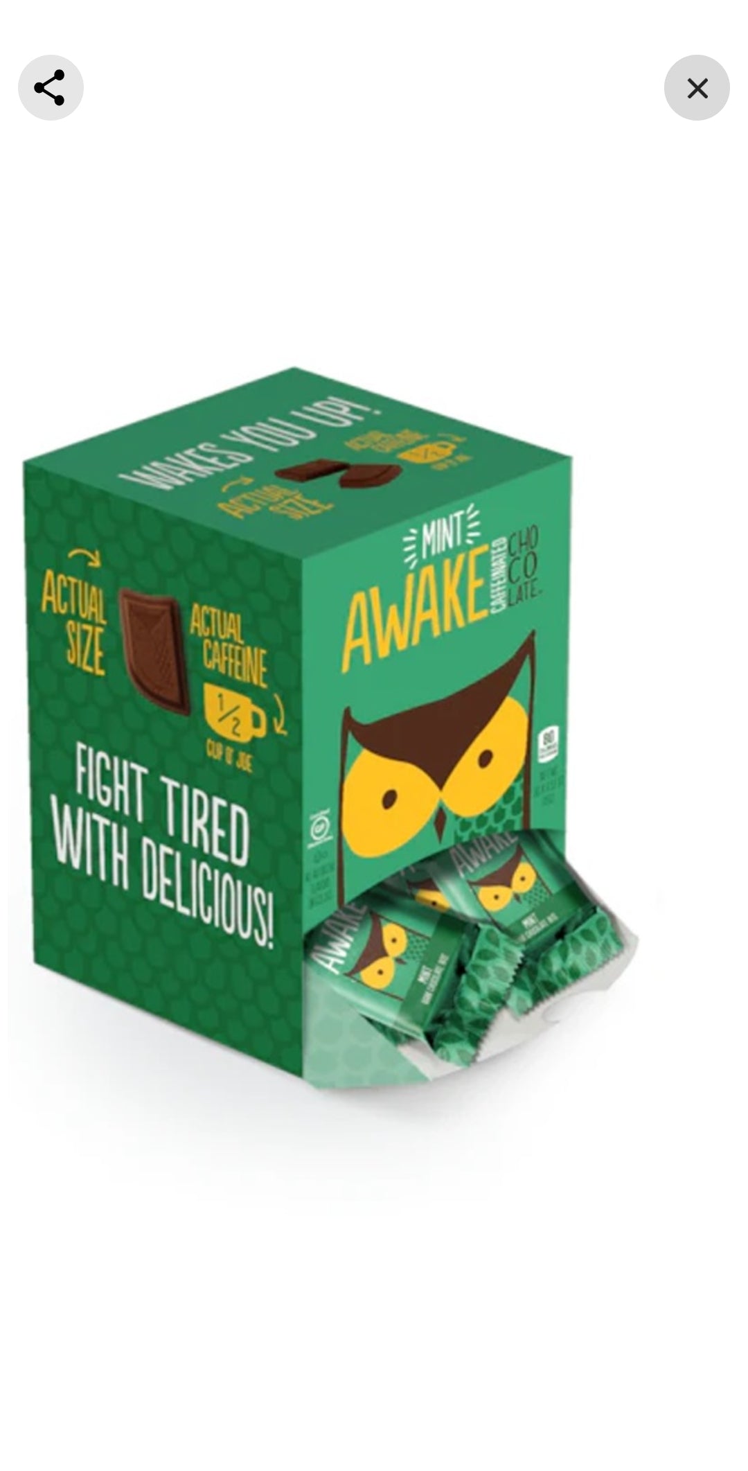 Awake mint chocolate bites 50ct