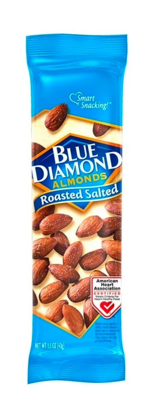 Blue diamonds roasted salted almonds 12ct