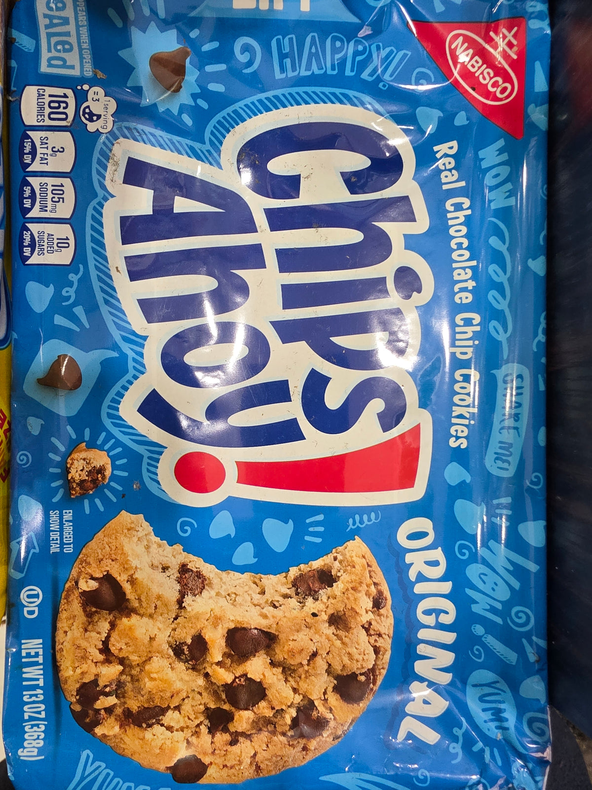 Family size cookies chipsahoy choc chip