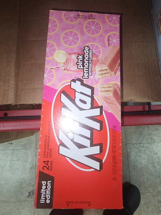 Kitkat pink lemonade