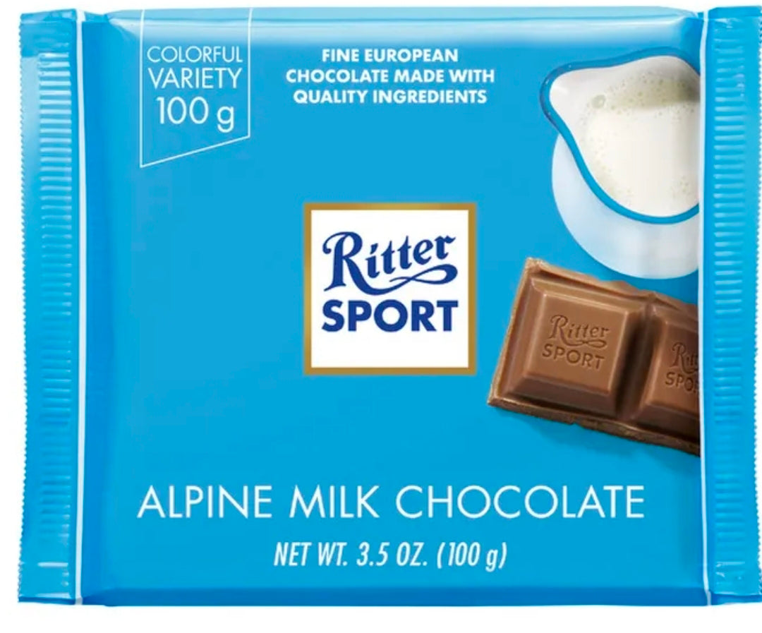 Ritter sport alpine milk choc
