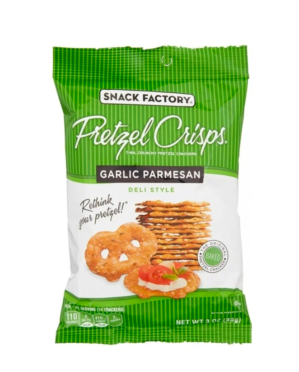Pretzel Crisps Garlic Parmesan