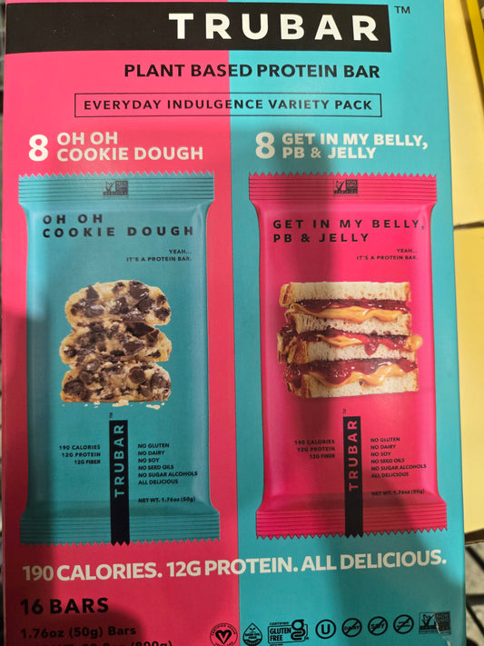 Trubar 16ct cookie dough/pbjelly