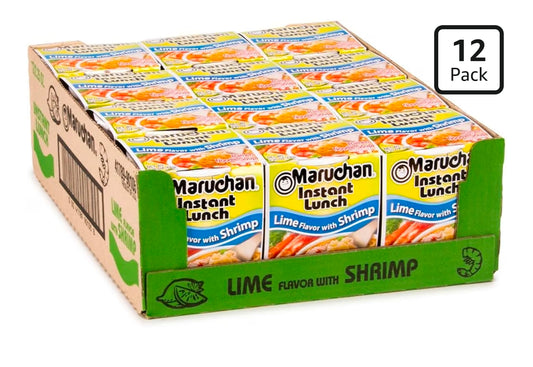 Maruchan Lime Flavor with Shrimp , 2.25 Ounce 12ct