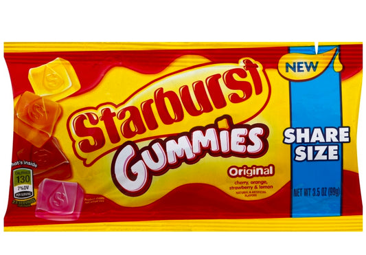 starburst gummies original share size