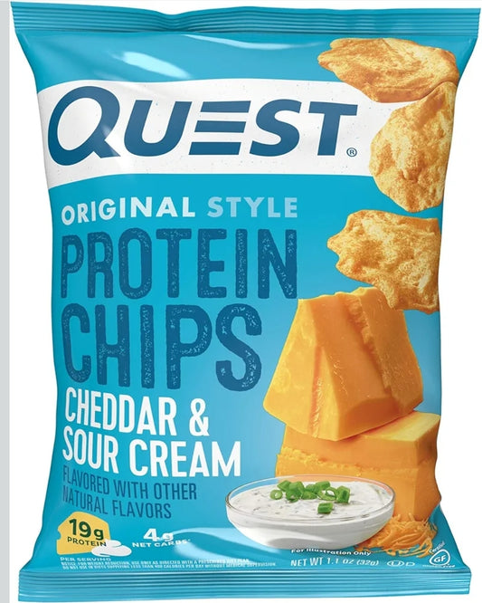 Quest chips chedder sourcream