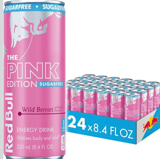 Red Bull8oz pink edition