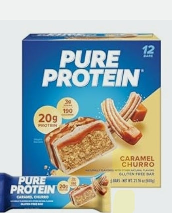 Pure protein 12ct caramel churro