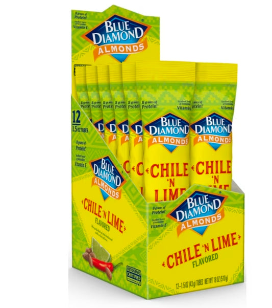 BLUE DIAMOND CHILE-LIME ALMNDS 1.5Z 12CT