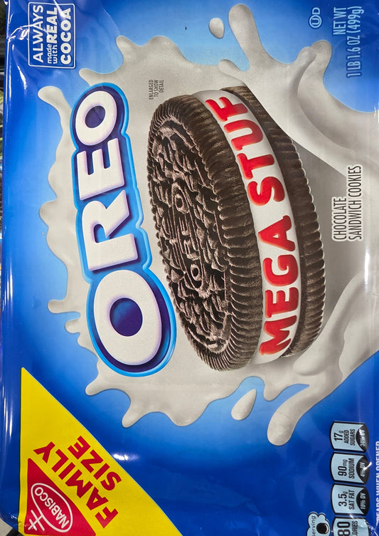 Family size cookies Oreo megastuff