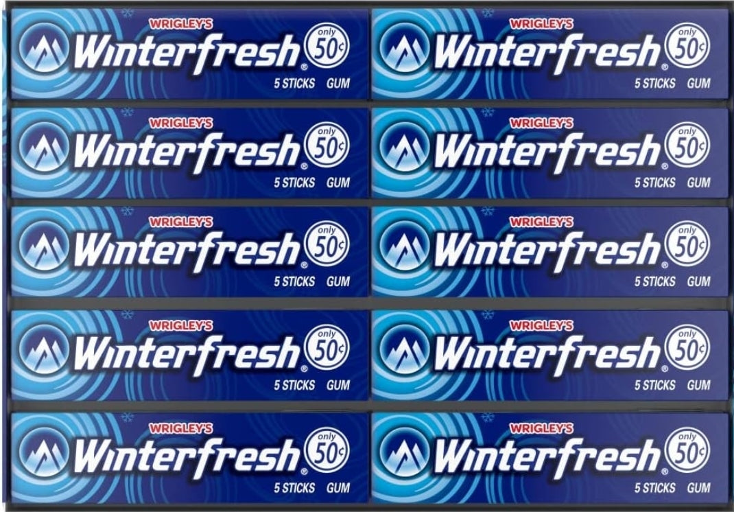Wrigley winterfresh 50c 40ct