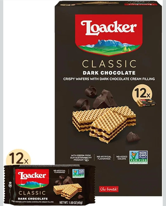 Loackers dark chocolate