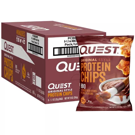 Quest chips bbq 8ct