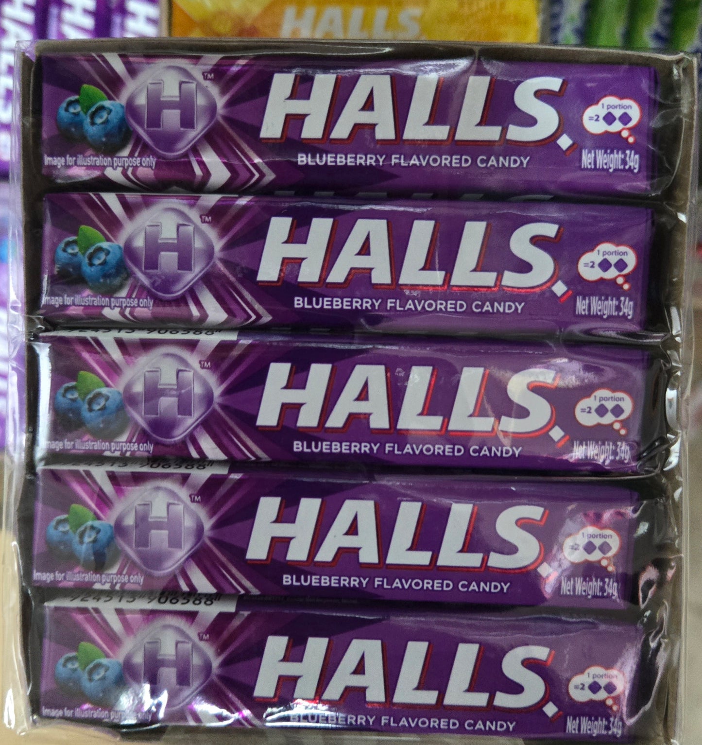 Halls blueberry