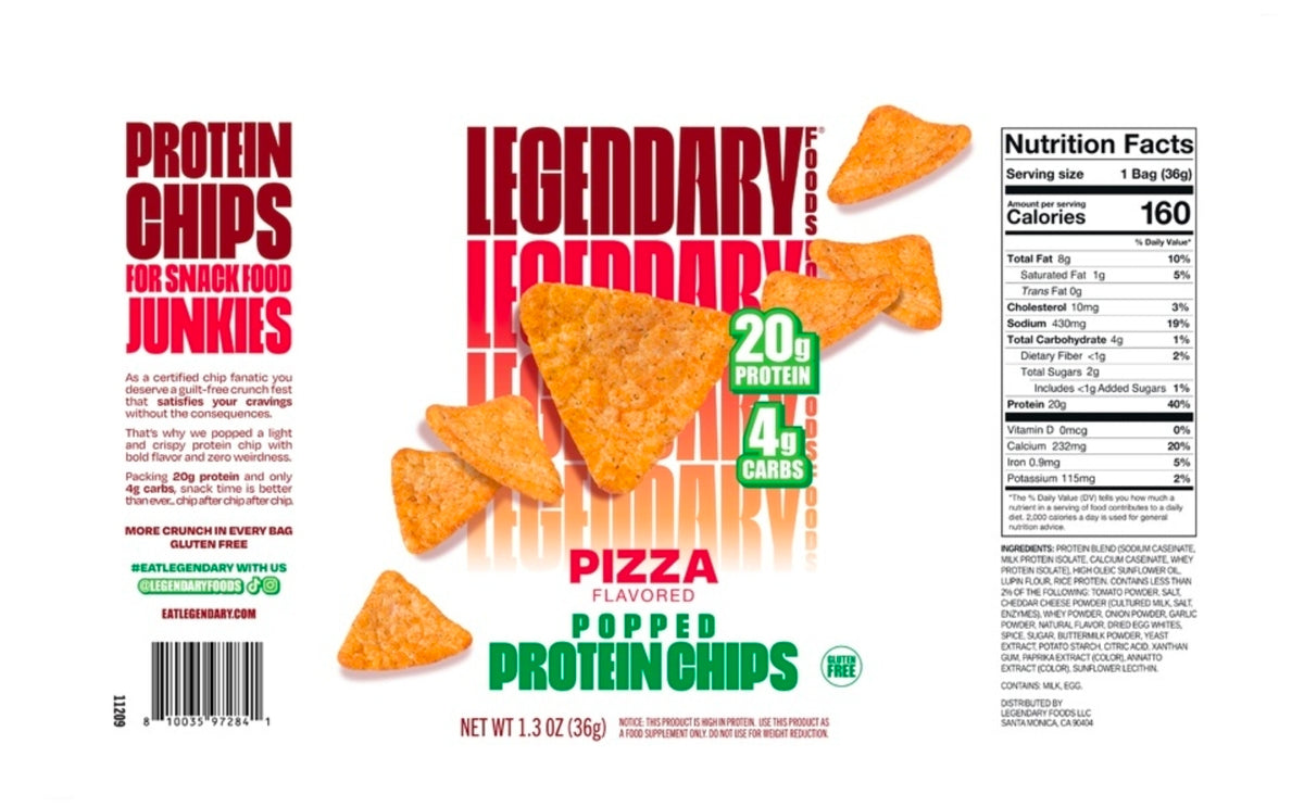 Legendary chips PIZZA 7ct