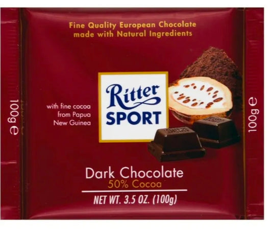 Ritter sport dark choc
