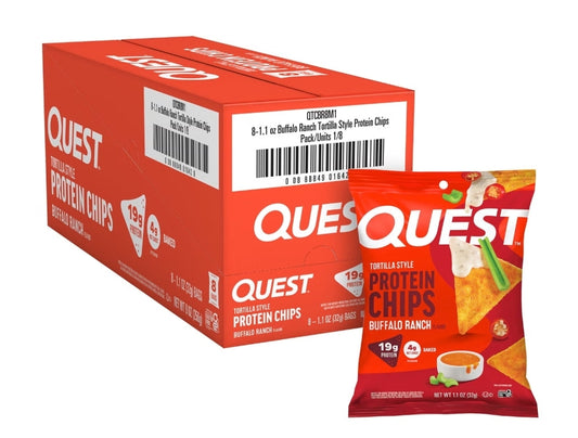 Quest chips buffalo ranch 8ct