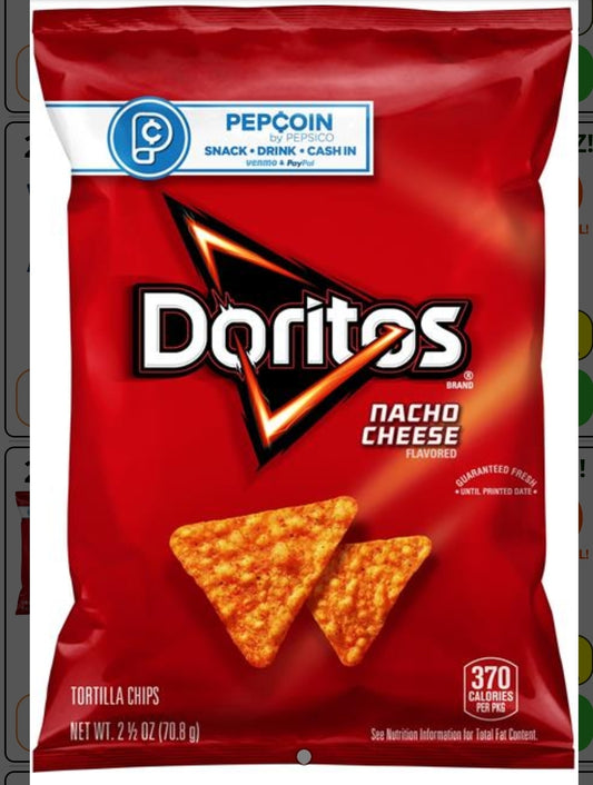 Xvl nacho Doritos 2.75oz 24ct