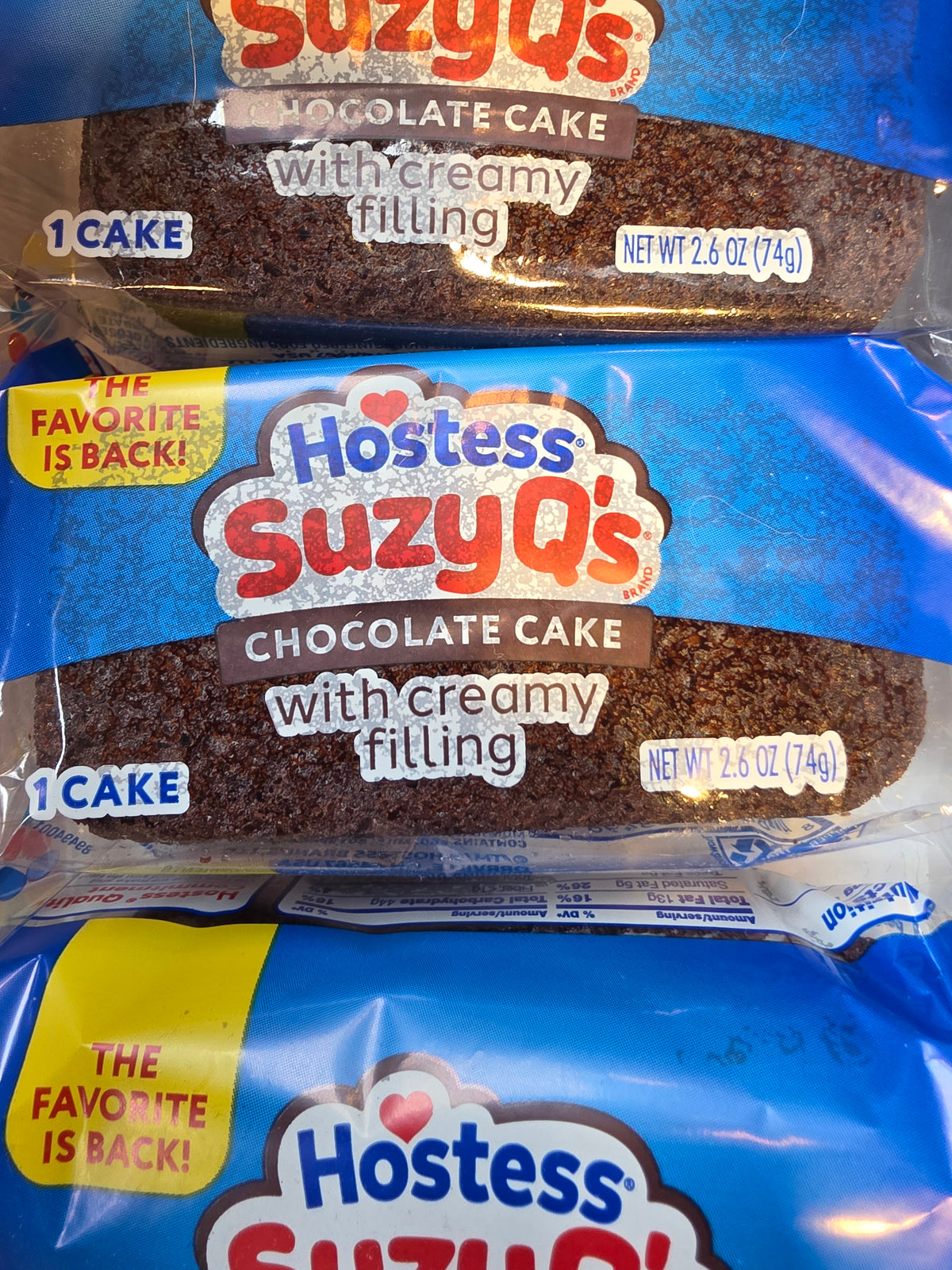 Hostess Suzy Q's 6ct