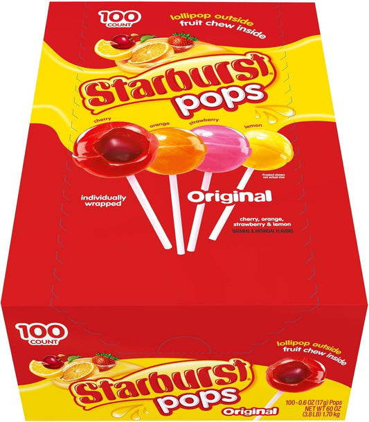 Starburst lollipop 100ct