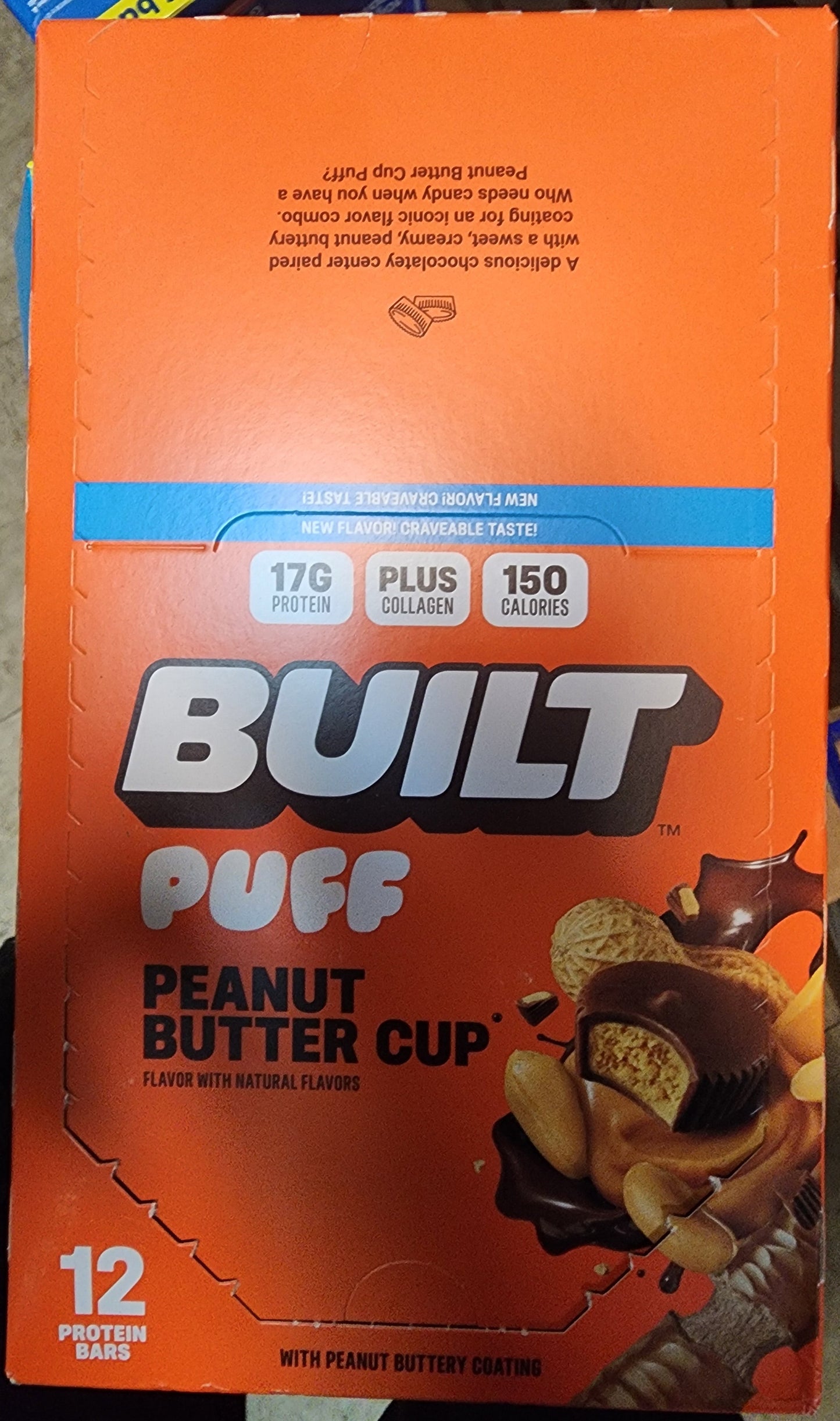 BUILT puff peanutbutter cup