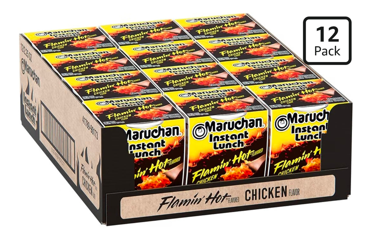 Maruchan Flamin' Hot Chicken , 2.25 Ounce 12ct