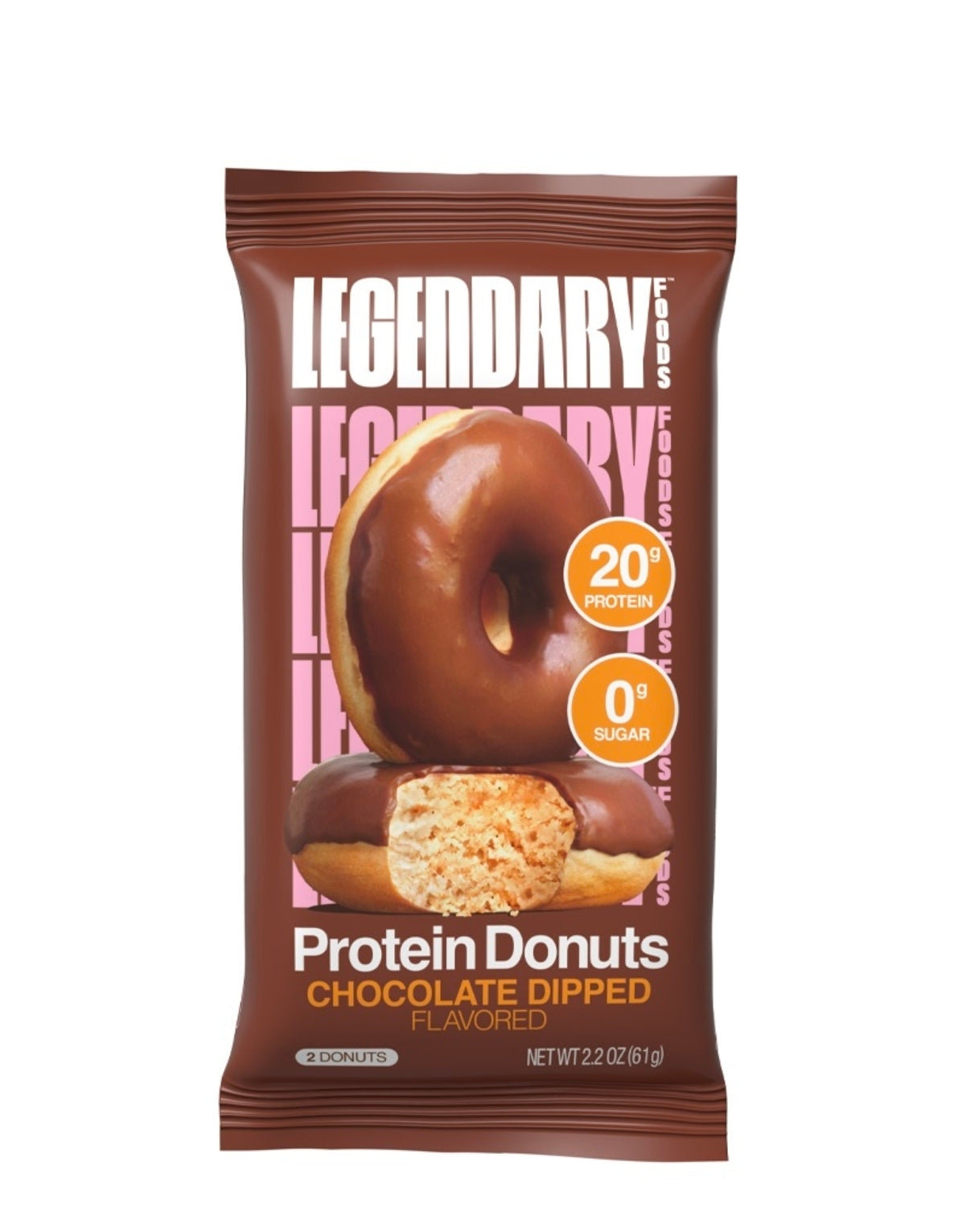 Legendary protein donut choc dipped