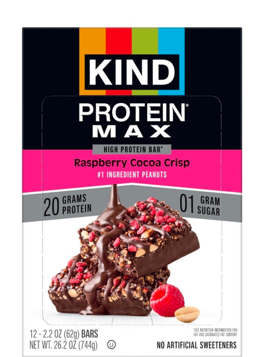 KIND-BARS Protein max raspberry cocoa crisp